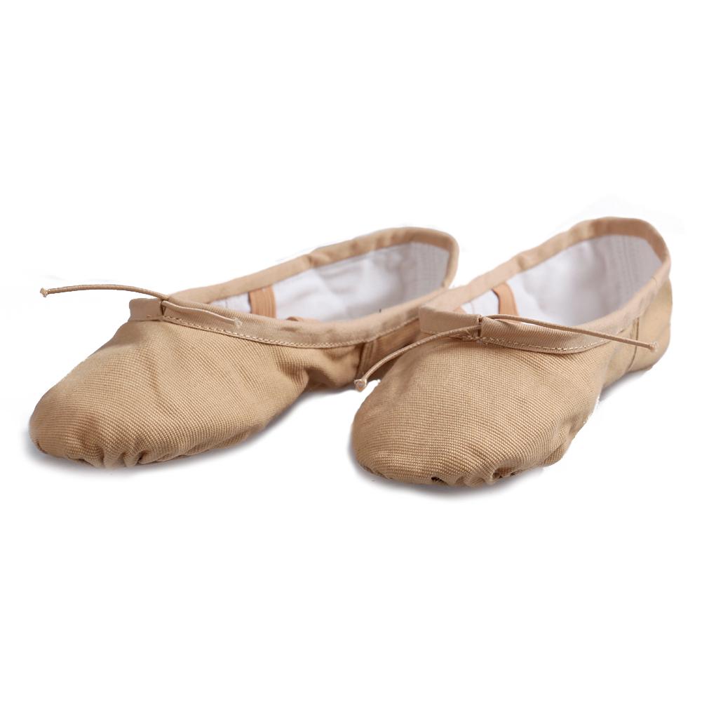 Girls Canvas Ballet Shoes/Ballet Slipper/Dance Shoe/Yoga Shoes Split Sole Flats