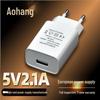 Двойное USB-зарядное устройство 5 В 2,1 А / 1 А Быстрая зарядка, стандарт США / ЕС, сертифицировано FCC и CE