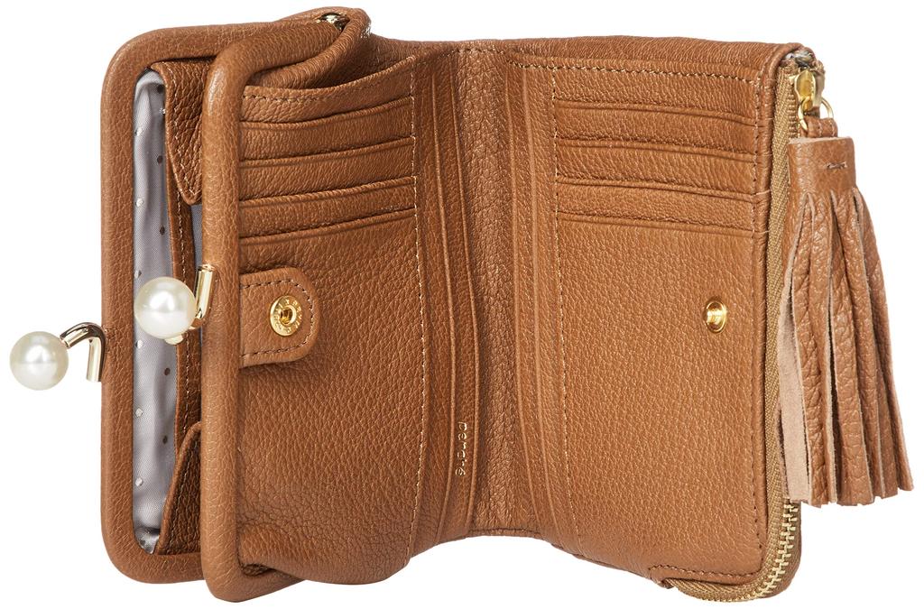 Акриловый кошелек-шар кошелек женский натуральная кожа CMP [Pelke] двойного сложения 08-06-03160