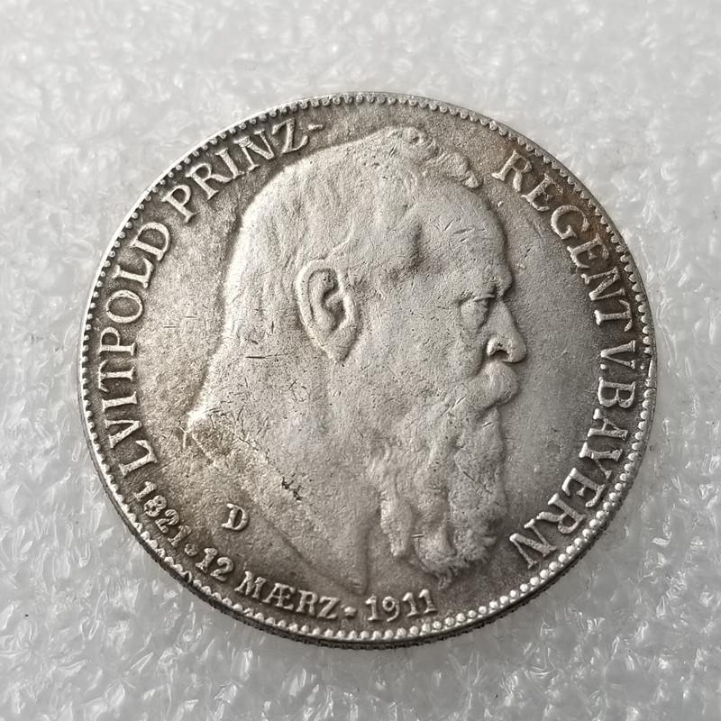 Немецкие памятные коллекционные сувениры 1911 года, серебряные монеты