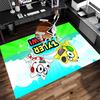 1pc Tyler & Snowi Print Area Rug - Soft,Washable Non-Slip Indoor Mat for Office Chairs,Living Room,Home Office Decorative Rug