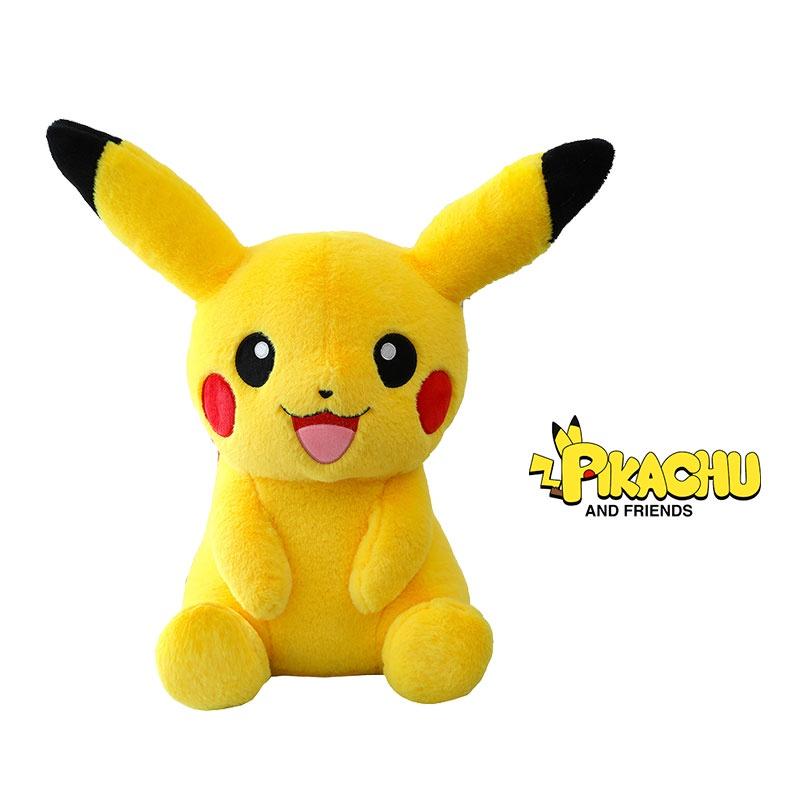Large Yellow Pikachu Plush Toy Soft And Cuddly Stuffed Animal For Kids Ideal Birthday Gift