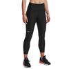 Under Armour Леггинсы HeatGear No Slip Waistband Ankle Leggings, женские черные леггинсы