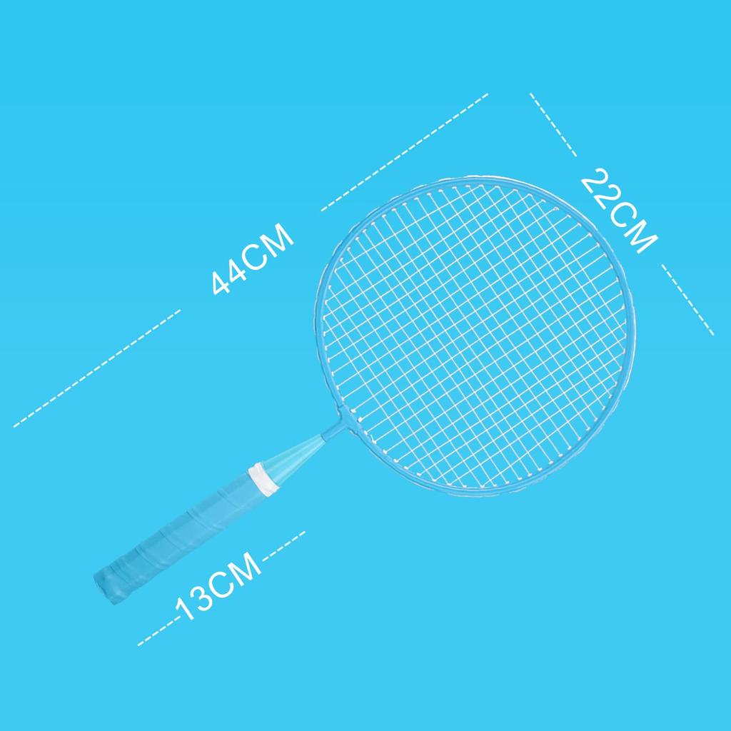 Качественный легкий набор ракеток для бадминтона для игр в помещении и на улице для детей и начинающих, тренировочный волан и футляр для хранения для взрослых, - ракетка,