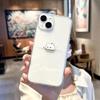 Забавный Черно-Белый Кот Любители Пара Чехол для Телефона Для iPhone 16 15 14 13 12 11 Pro Max XS X XR 7 8 SE Силиконовый Парный Чехол Funda