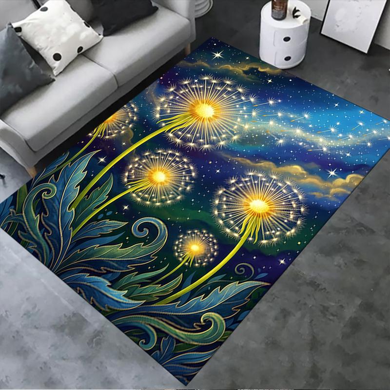 2025 New Dandelion Carpet Rug for Living Room Bedroom Home Sofa Decoration,Kids play Non-slip Floor Mat