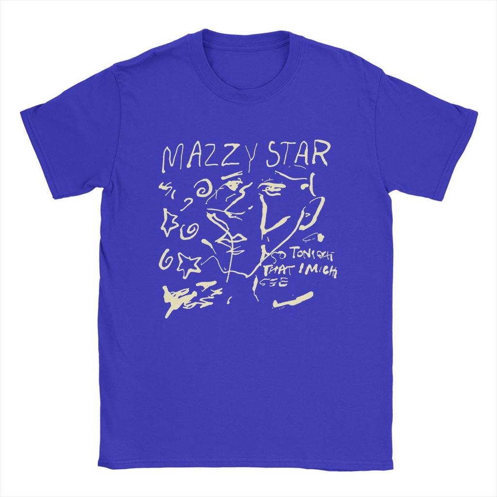 Мужская футболка Mazzy Star Leisure Cotton Tee Shirt Short Sleeve Band Music T Shirts Round Neck Clothes Classic