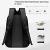 Новый унисекс однотонный водонепроницаемый и дышащий деловой модный повседневный универсальный рюкзак для повседневного использования