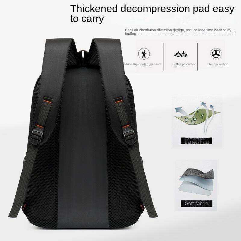 Новый унисекс однотонный водонепроницаемый и дышащий деловой модный повседневный универсальный рюкзак для повседневного использования