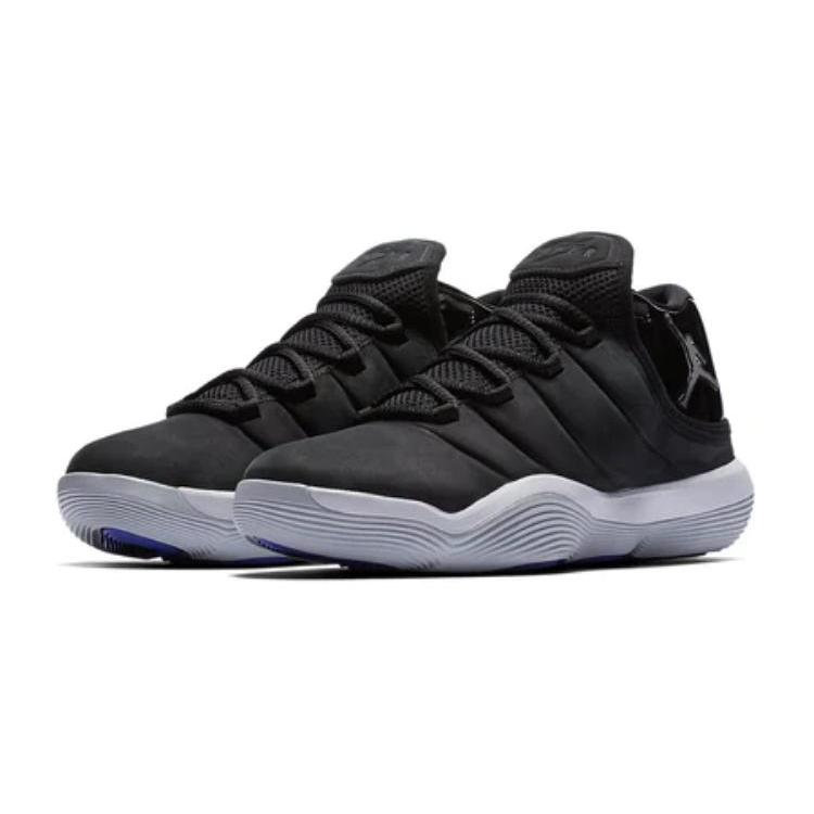 Jordan Super.Fly Износостойкие Детские Баскетбольные Кроссовки Средней Высоты Черные 921208-002