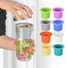 Breakfast Container 16/24 Oz Salad Glass Jars Leak-Proof Wide Mouth Mason Jar Sealed Transparent Salad Container Home Office