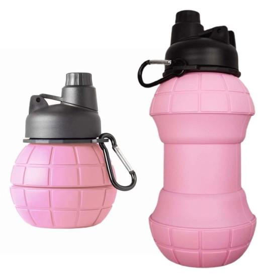 Бутылка для воды 550 мл, пищевая, устойчивая к высоким температурам, большая емкость, складной чайник, дорожная бутылка для питья, наружная поставка