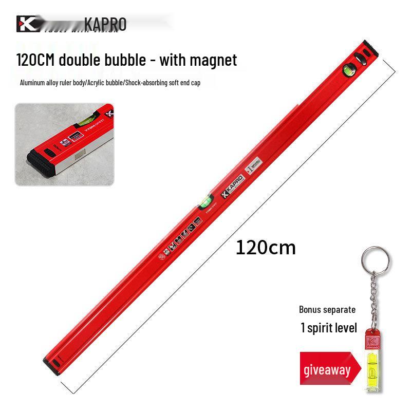 Высокоточный противоударный мини-магнитный алюминиевый спиртовой уровень