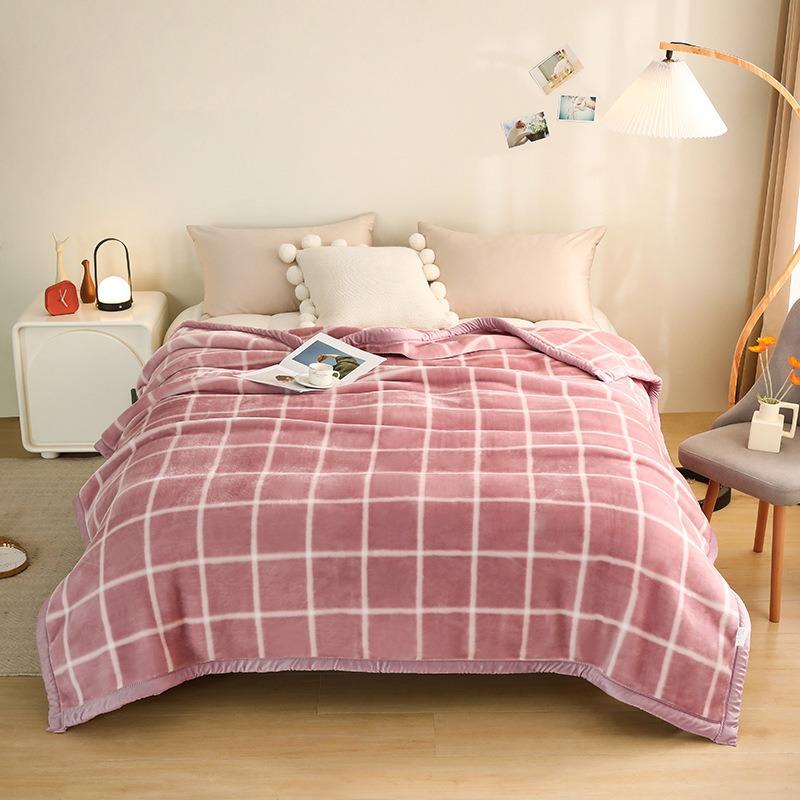 Raschel Autumn and Winter Thick Blanket