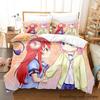 Каваи Повседневная жизнь девочки-демона Постельное белье Односпальный Полуторный Двуспальный Кинг-сайз Комплект постельного белья Взрослый Детский Спальня Комплекты пододеяльников Аниме