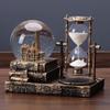 Скандинавские современные роскошные песочные часы: Креативное настольное украшение для декора офиса и гостиной