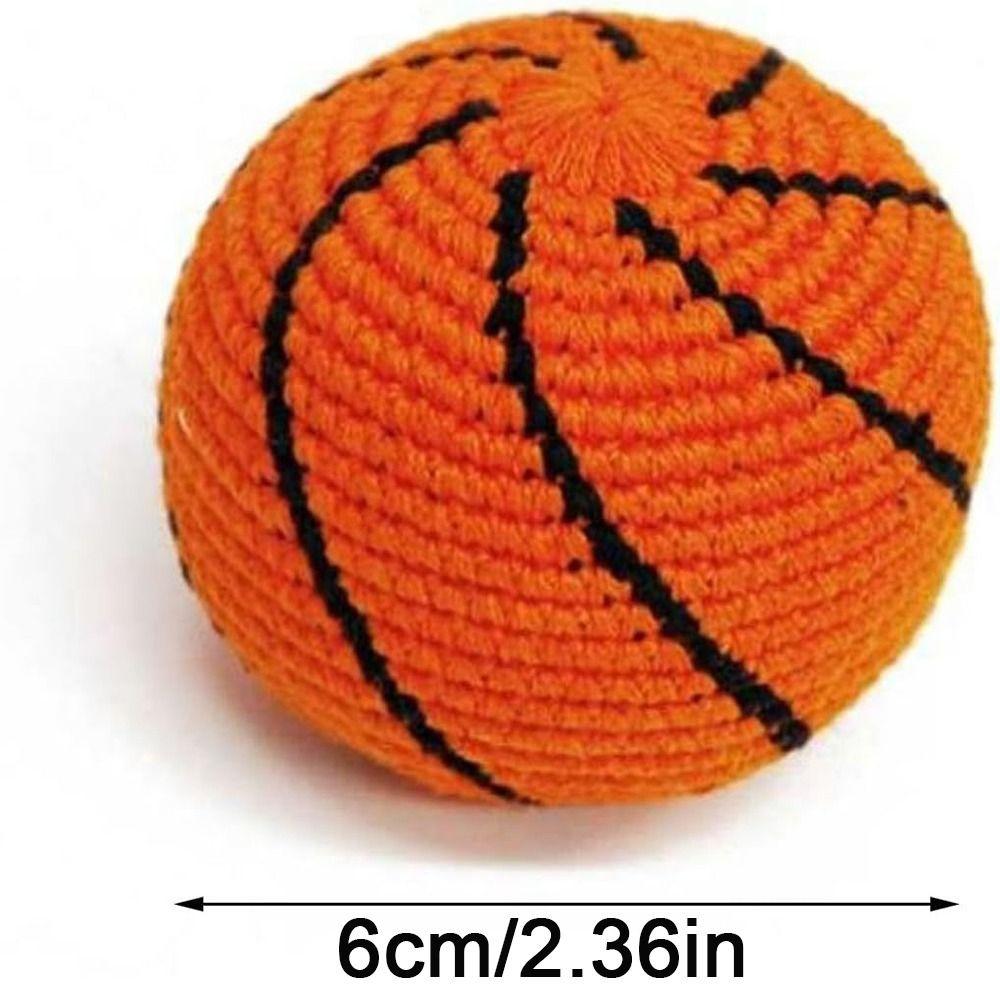 Lightweight Crochet Sports Ball Cotton Soft Ball Toy New Plush Sports Ball Beach Game