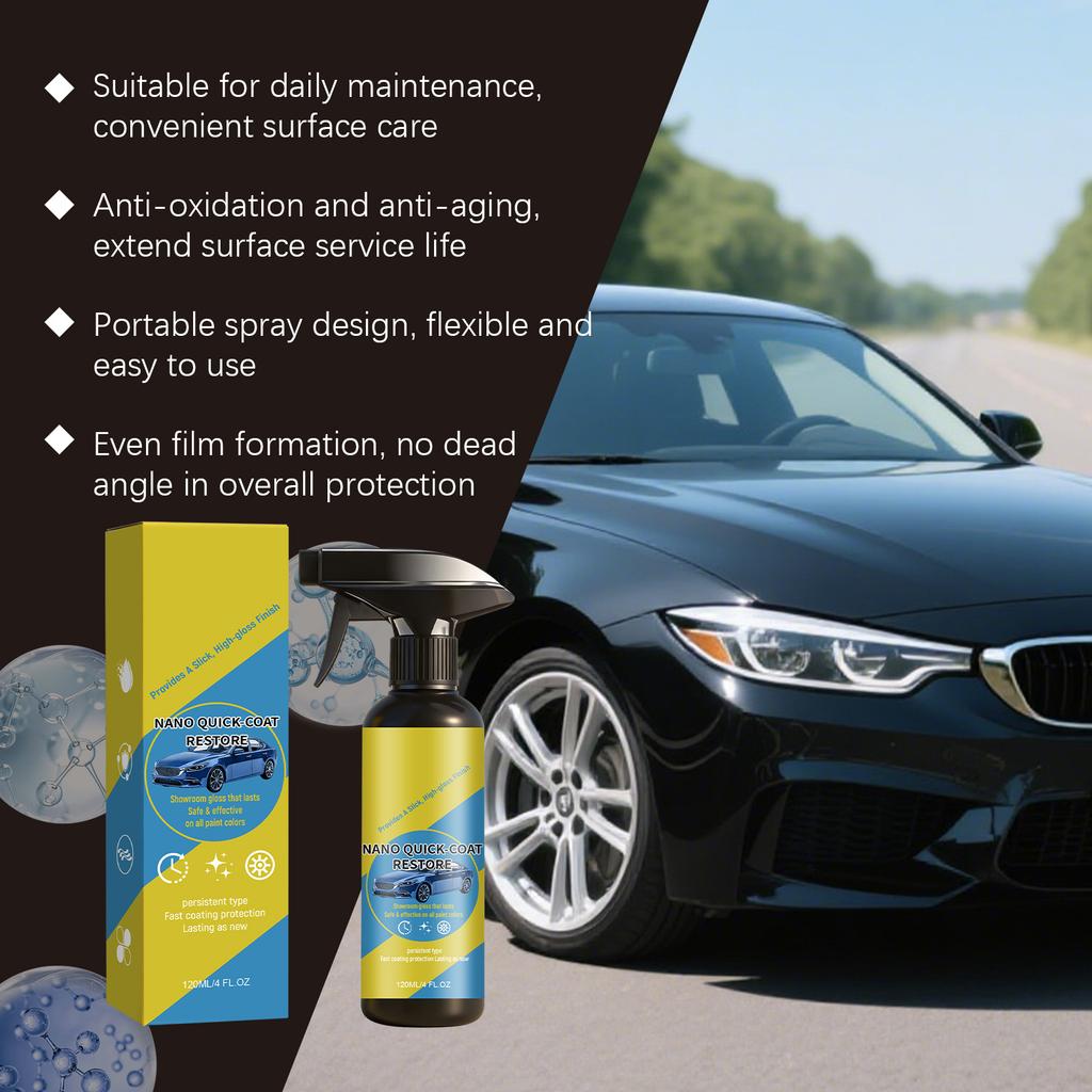 Nano Coating Spray Car Paint Polish Restore Gloss Coating Automotive Maintenance