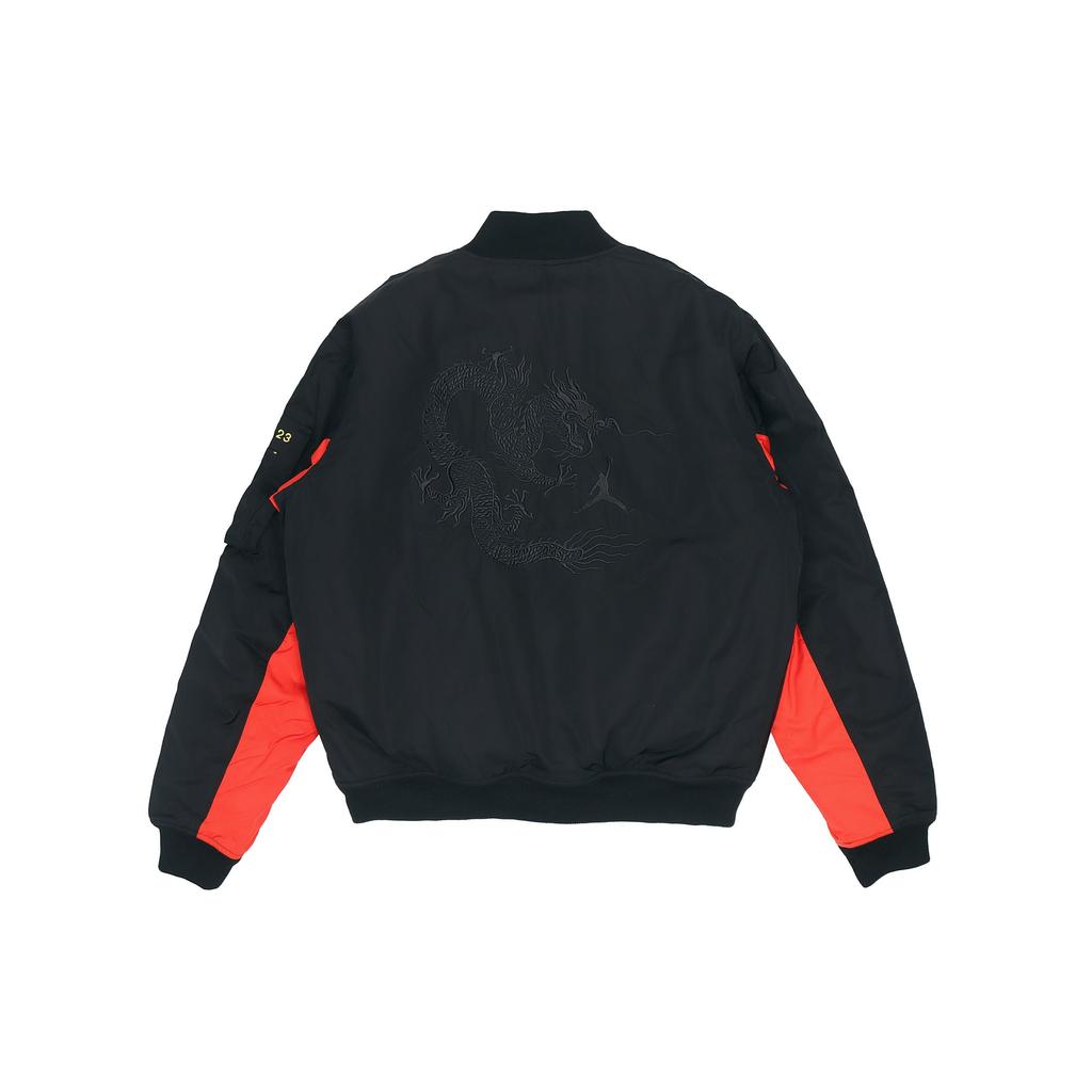 Jordan MA-1 повседневная двусторонняя куртка с длинными рукавами и вышивкой, мужская верхняя одежда, черная DB3693-010