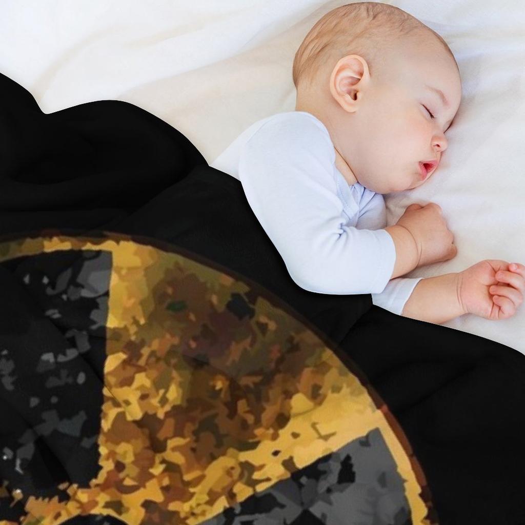 Сталкер Радиационная Эмблема Плед Кровать Модный Туристический Фланелевый Среда Одеяла