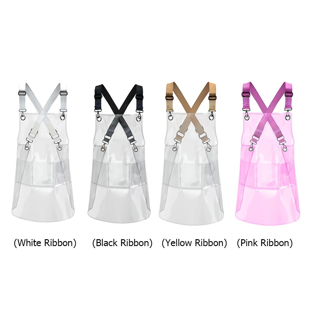 Fashion Kitchen Apron Oil Resistant Waterproof Clear Apron Unisex TPU for Kitchen Hair Salon Barber Barista Household Supplies