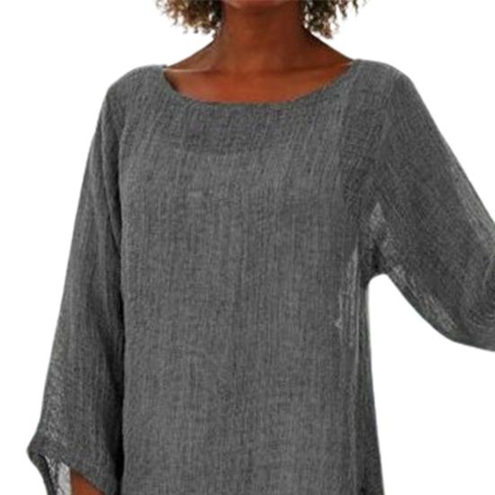 Удобная осенняя блузка, женская футболка с длинным рукавом, свободный топ