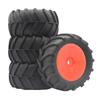 4PCS 85mm 12mm Hex Monster Truck Wheel Rubber Tires for SCY 16101 Pro 16102 Pro WLTOYS 144001 144010 1/16 Off-Road RC CarParts