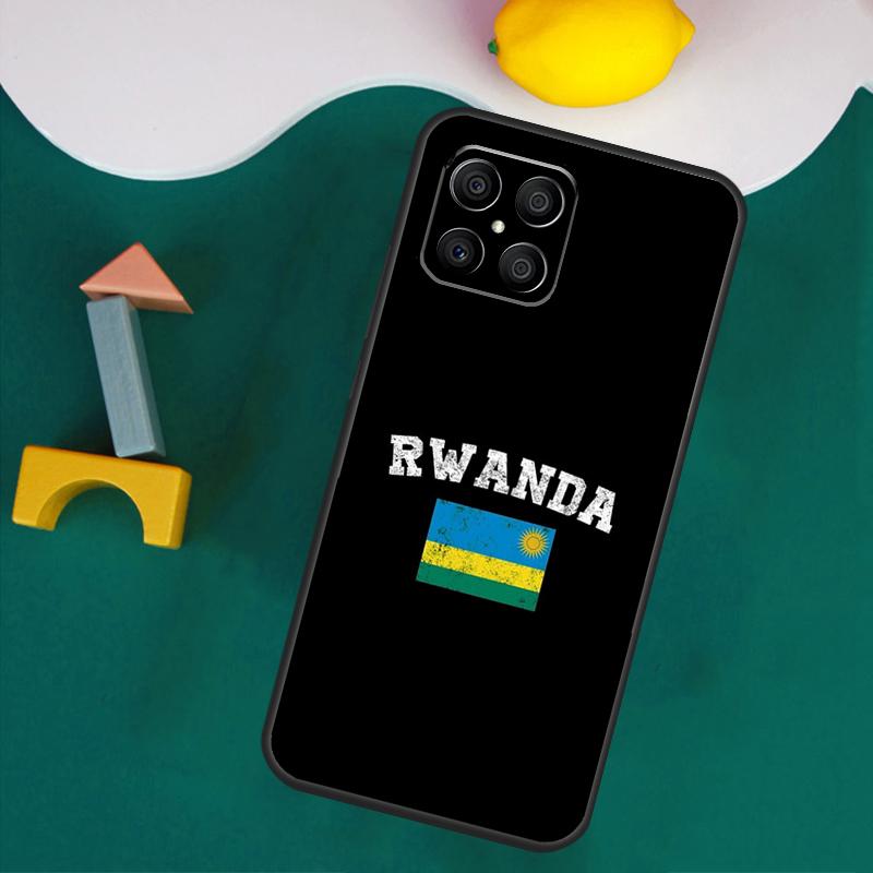 Чехол с флагом Руанды для Honor 200 Pro 50 70 90 X9a X8a X8 X9 X8b X9c X9b Honor Magic 7 Lite 5 6 Pro
