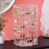 360 Degree Necklaces Rings Holder Rotating Jewelry Storage Box  Earring Organizer