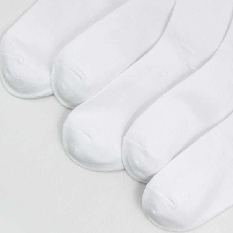 Женские осенние трендовые белые длинные тонкие ворсовые носки носки до щиколотки