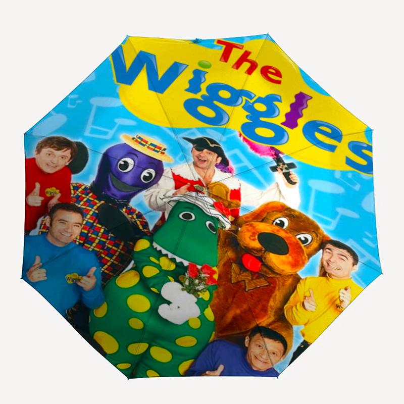 1pc The Wiggles1 Umbrella, Sun Protection, And UV Shielding. It Has Eight Sturdy Ribs for Outdoor Use And Perfect Gift