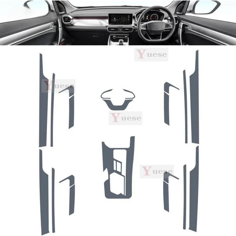 Для Geely Coolray Eseape SX11 - Прозрачная защитная пленка из ТПУ для центральной консоли салона автомобиля, наклейка против царапин