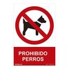 No Dogs Allowed Sign  (PVC 0.7mm) 30x40cm Normal Light