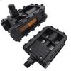 ISSHOUDOU Folding Pedals Black