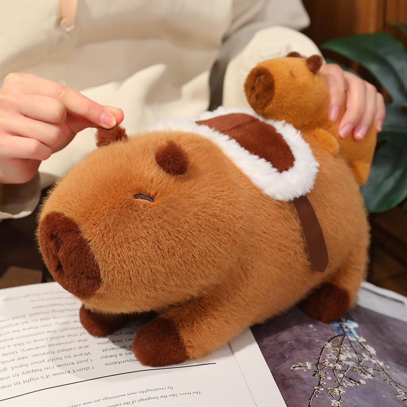 Adorable Soft Plush Capybara Toy For Kids Featuring High Quality Long Material Fur