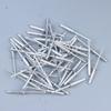 50Pcs Round Head Trifold Rivet Aluminum Alloy Blind Rivets Assortment Kit For Wood Plastic Metal Car Diy Repaired Fasteners