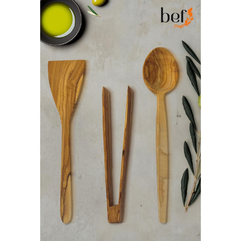 Wooden Spoon Tablespoon Wooden Serving Set Set Olive Wood Kitchen Utensils Dinnerware