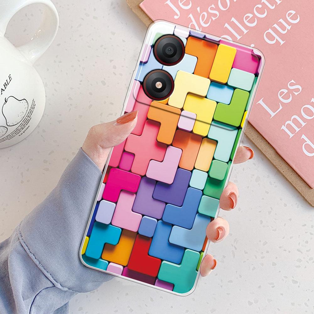 For ZTE Blade A34 Case For ZTE Blade A54 Cover Fashion Clear Protect Soft Silicone Phone Cases For ZTE Blade A34 A54 Coque Funda