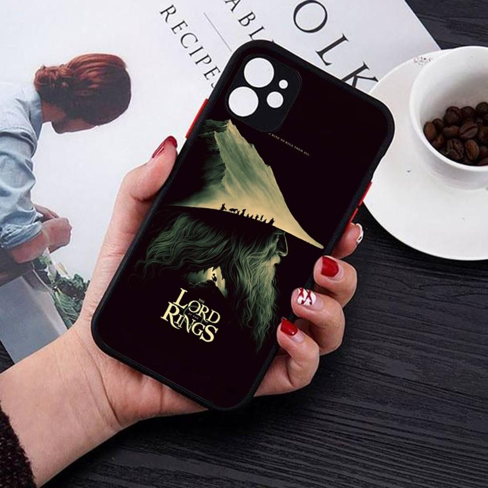 Чехол для телефона L-Lord-Of The-Rings для iPhone 14 11 12 13 Mini Pro Max 8 7 Plus X XR XS MAX Полупрозрачная матовая крышка
