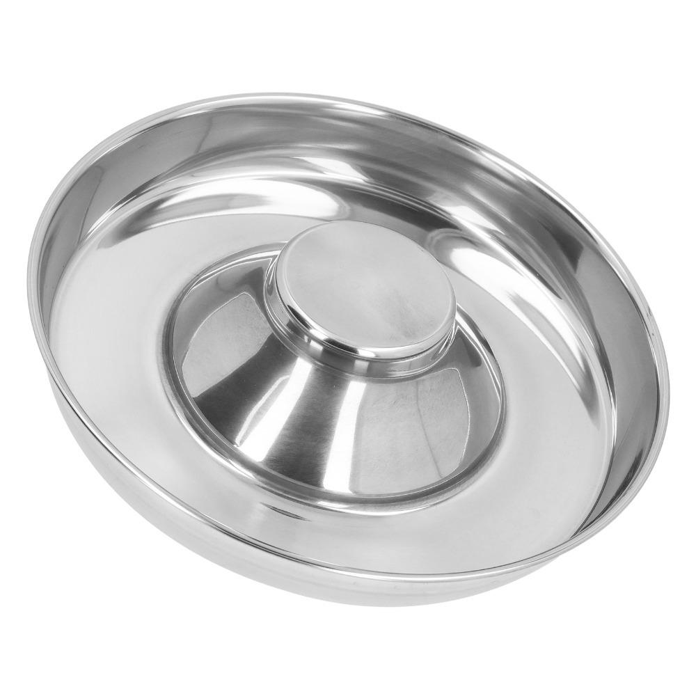 Metal Slow Feeder Pet Bowl 26cm Cat Food Water Bowl Anti Choke Dog Bowl Daily Meal Time