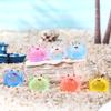 10Pcs/lot Multicolors Mini Luminous Crab Animal Miniatures Glow In the Dark Ornaments Fairy Garden Decoration Micro Landscape
