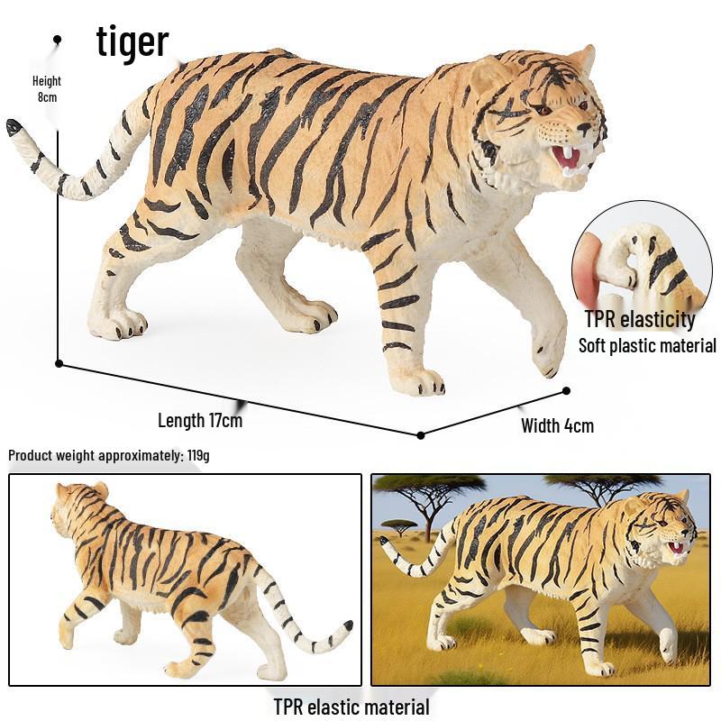 Набор фигурок диких животных: Ягуар, Гепард, Африканский Леопард для Детей