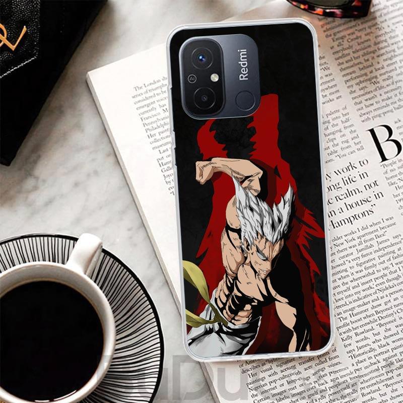 Чехол-обложка One P-Punch-Man Garou для Xiaomi Redmi 14C 13 13C 12 12C 10 10C 9 9C 9T 9A Чехол для телефона 10A 8A 8 7A 7 6A 6 Pro K70 K60 K40 1