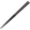 Wakasa Lacquer Chopsticks, Octagonal, Brown, Natural Wood, Dishwasher Safe, 25cm, Made In Japan, Product Number 264680