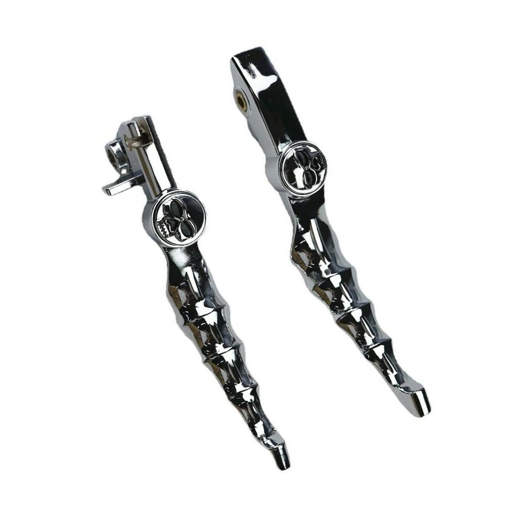 Хромированный мотоциклетный рычаг тормозной муфты с черепом для Yamaha V-Star 650 1100 Custom/Drag Star XVS400