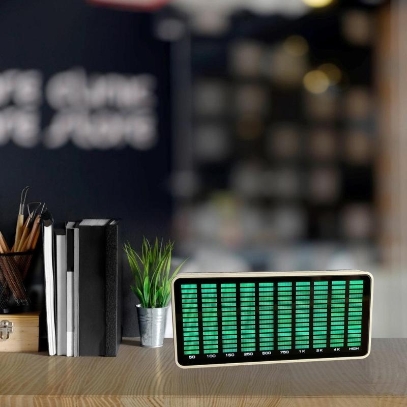 AK1016 LED Indicator Sound Music Spectrum VU Meter Stereo Amplifier Board Adjustable Light Speed Board for Car Player