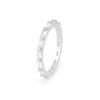 RAINDROP JEWELRY Raindrop White Baguette 2MM Brilliant Eternity Ring [S925]