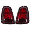 VLAND for JCW Union Jack Full LED Tail Lights Red Lens Fits for R56 R57 Pre?LCI 2007?2013