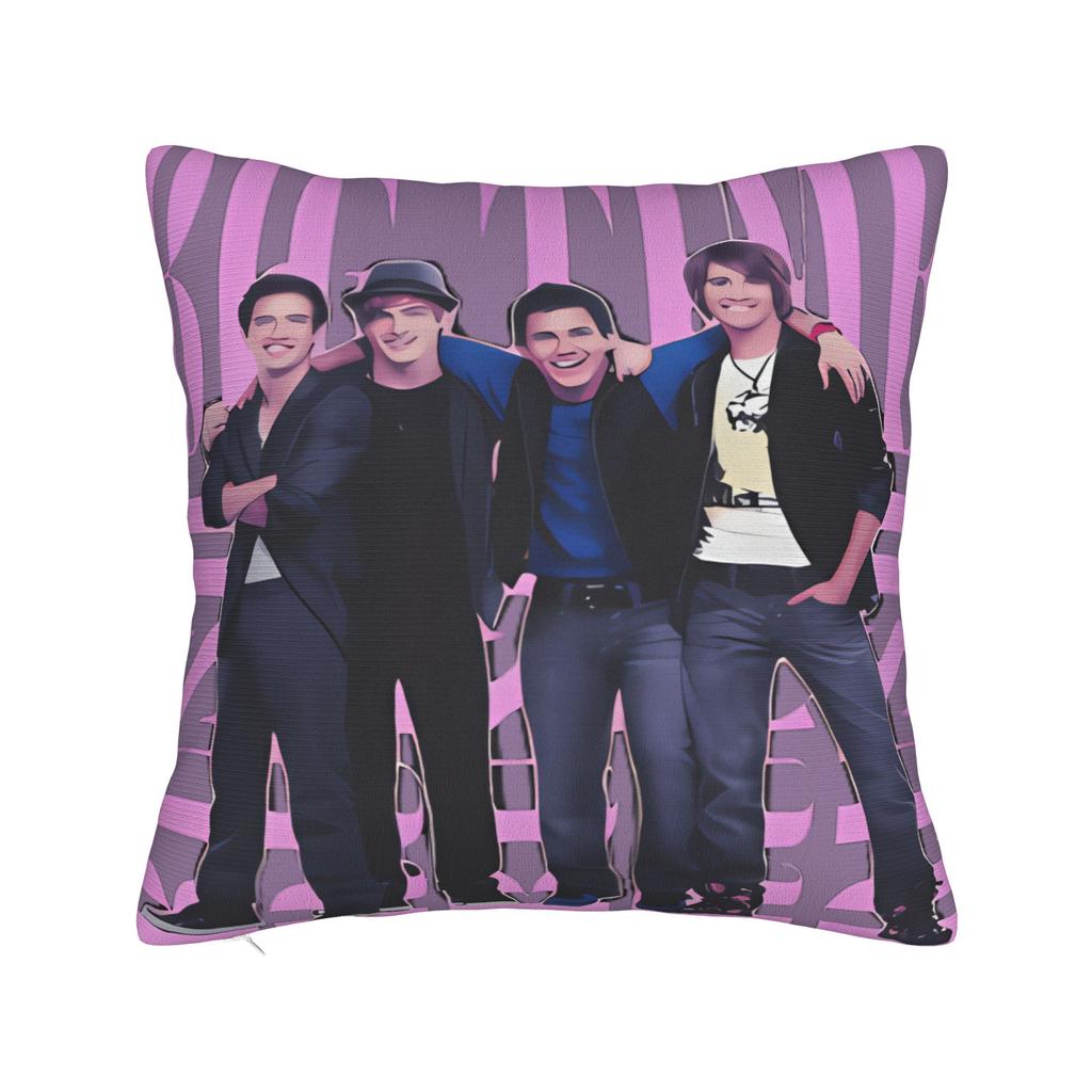 Pillow Case Big Time Rush Print Pillow Cover For Living Room Bed Chair Funny Pillowcases