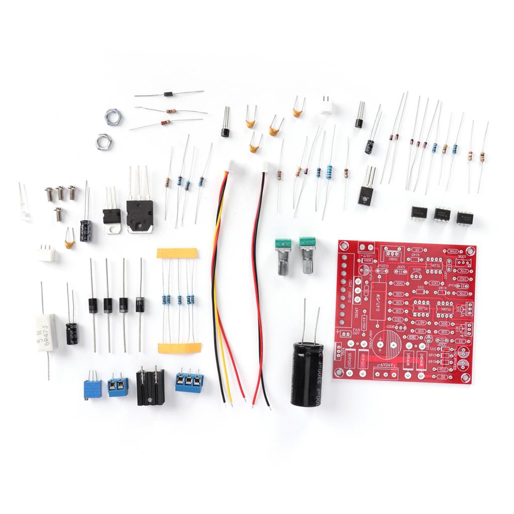 Регулируемый источник питания постоянного тока DIY Kit Модульные детали Стабилизированный Непрерывный Регулируемый 030 В 2 мА 3 А